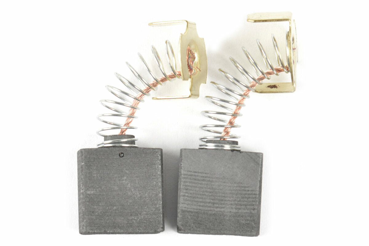 фото Щетки угольные 7x17x17 (пружина, пятак-уши, автоотключение)191953-5 для пилы отрезной (монтажной) MAKITA 2414NB