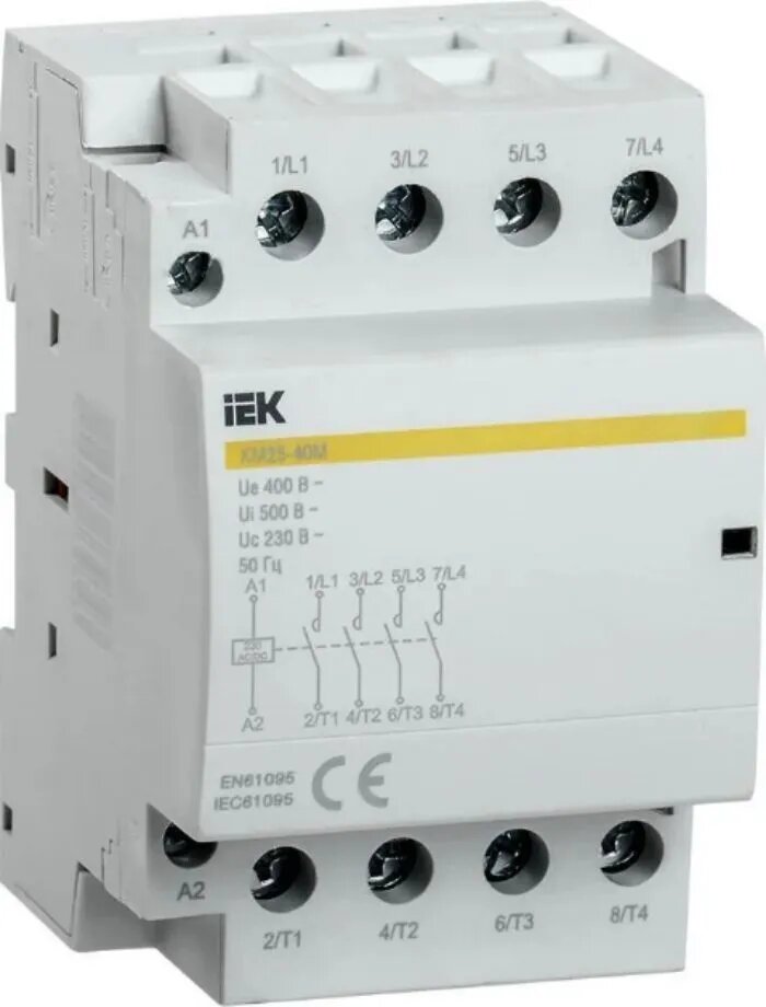 фото Контактор модульный КМ25-40 4P 25А 400В 4НО