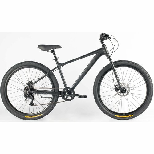 Велосипед горный HORH ROHAN RHD 7.1R 27.5" (2024), ригид, взрослый, мужской, алюминиевая рама, 8 скоростей, дисковые гидравлические тормоза, цвет Black-Grey, черный/серый цвет, размер рамы 15", для роста 160-170 см