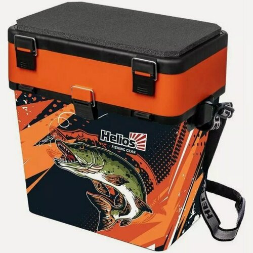 Изображение товара Ящик рыболовный Helios PIKE HS-IML-19-O зимний, оранжевый 19 литров