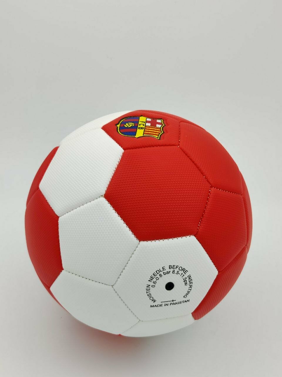 Футбольный мяч Барселона 5 размера, красный-белый цвета