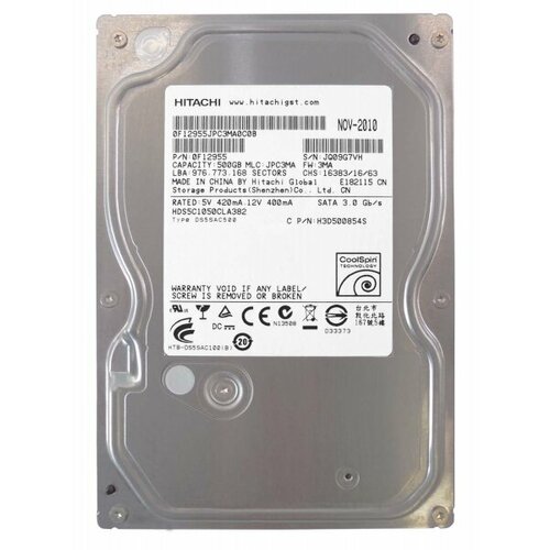 Жесткий диск Hitachi H3D500854S 500Gb SATAII 3,5 HDD жесткий диск hitachi 3276139 a 500gb sataii 3 5 hdd