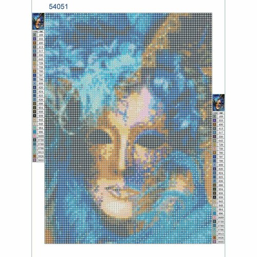 Алмазная мозаика на холсте Solmax Карнавал 30 x 40 см CP54051 539₽