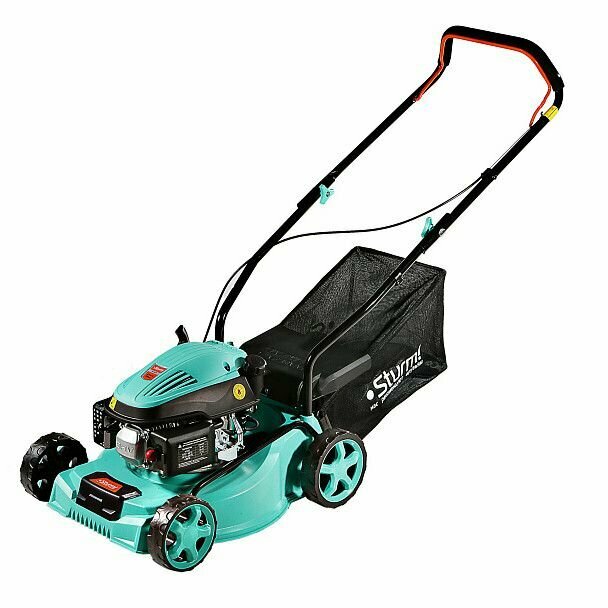 фото Бензиновая газонокосилка Sturm! PL4010 (бензин 4Т, 99,0см, 3,0л. с, нож 40см, комбинированный травосборник, пластиковая дека - на 20% легче)