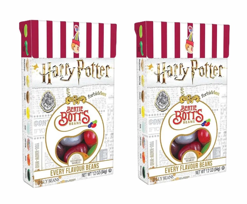 Драже жевательное Jelly Belly Гарри Поттер Bertie Bott's 2шт по 35гр