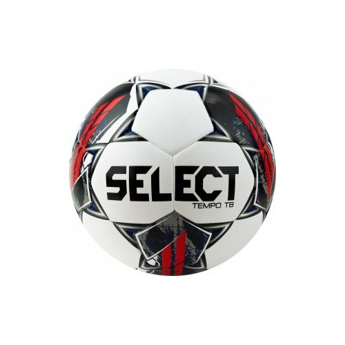 Мяч футбольный SELECT Tempo TB V23, 0574060001, размер 4, ПУ, термосшивка, белый-синий-красный