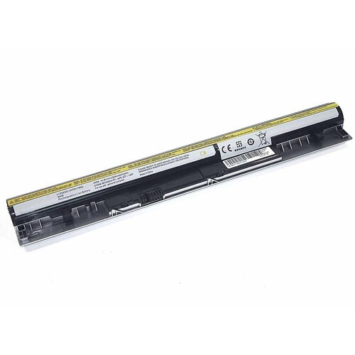 Аккумуляторная батарея для ноутбука Lenovo S400 (L12S4Z01) 14.8V 2600mAh OEM серебристая аккумуляторная батарея для ноутбука lenovo s400 l12s4z01 14 8v 2200mah oem серебристая