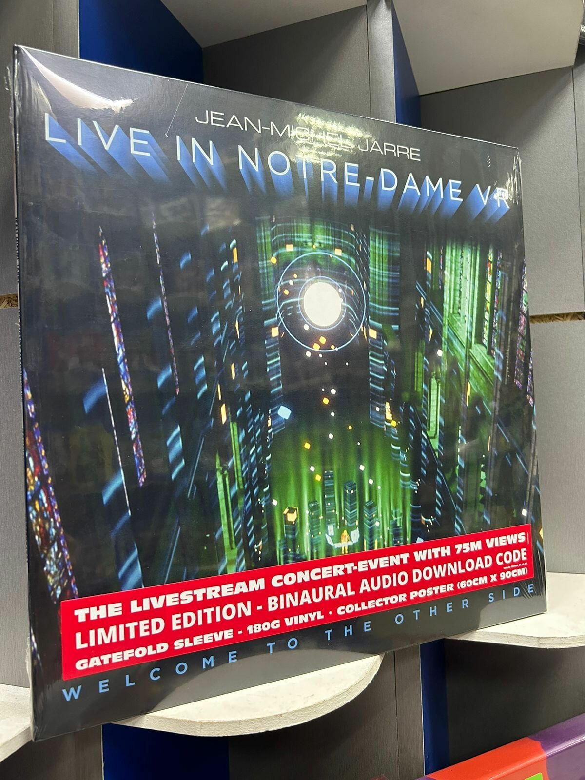 Виниловые пластинки, Columbia, JEAN-MICHEL JARRE - Welcome To The Other Side (Live In Notre-Dame Vr) (LP) Sony Music - фото №14