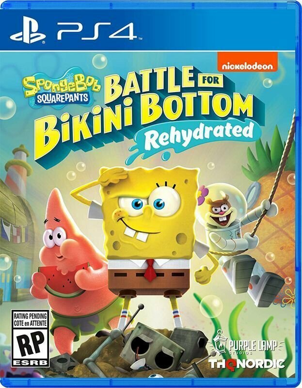 Игра SpongeBob SquarePants: Battle For Bikini Bottom Rehydrated (PlayStation 4, Русские субтитры)