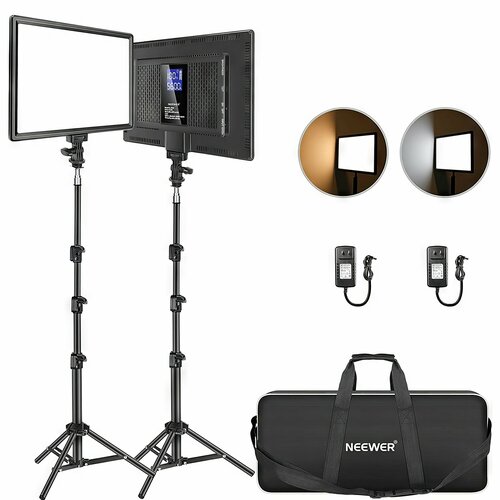 Видеосвет студийный со штативом NEEWER NL-192AI 2 шт 3299000₽