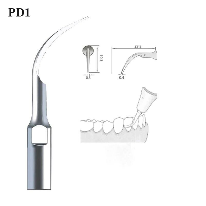 Насадка PD1 для скалера ультразвукового стоматологического , для снятия зубных отложений ( к подходит к DTE, Satelec, NSK ). 1 шт. Incidental