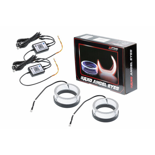 Ангельские глазки 3D с функцией ДХОПоворотник Optima Light на линзу 25 форма круглая диаметр 7492мм цвет RGB 2 шт 8060₽