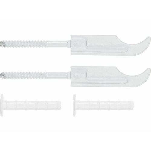 Кронштейн штыревой прямой с дюбелем для радиаторов 9х180 мм сабля AV ENGINEERING 2 штуки AVE1804000A 450₽