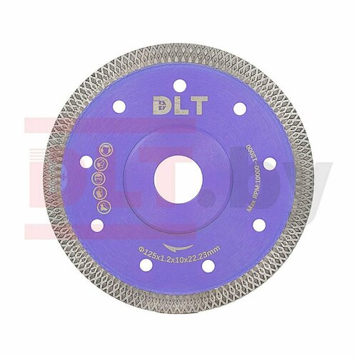 Диск алмазный DLT №13 (Turbo-X ) 125 мм 1409