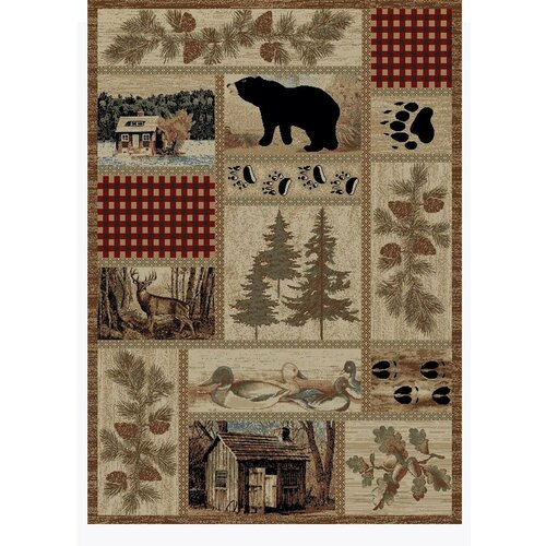 Ковер Лесной коттедж 6090 см 1148₽