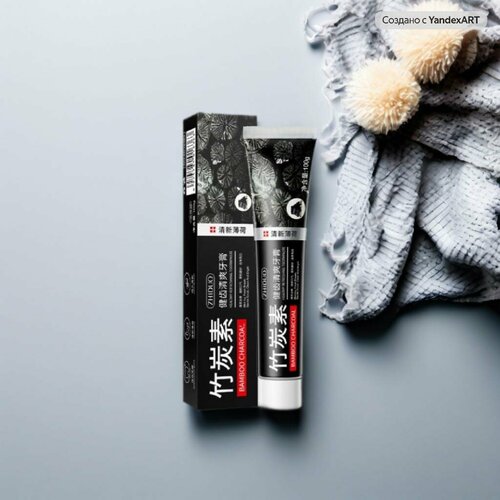 Зубная паста с бамбуковым углем