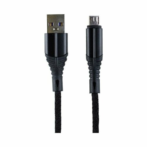 Кабель Zibelino USB-A - MicroUSB 1m ZDNC-MIC-BLK 21А черный 390₽