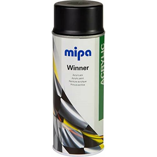 Аэрозольная черная матовая краска Mipa Winner Spray Acryl-Lack 779₽