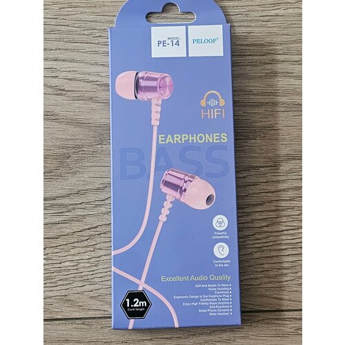 Правадной наушники PE-14 250₽