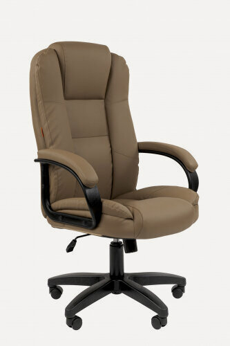 Изображение товара Кресло руководителя Chairman 600LT Россия чер. пласт экопремиум бежевый