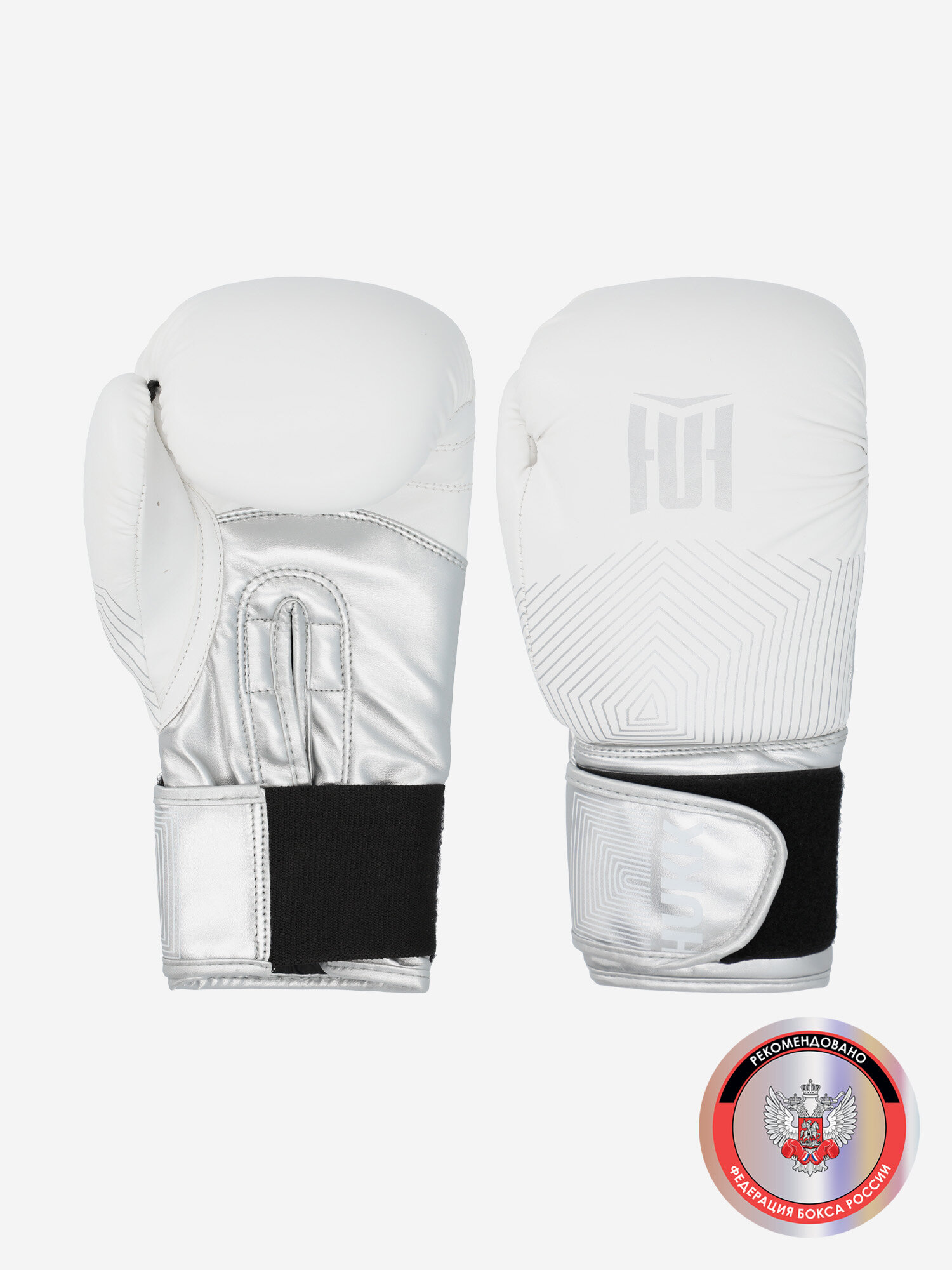 Перчатки боксерские Hukk Round Серый; RUS: Ориг: 12oz