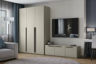 Гостиная Лорена Пакс-1 Кашемир 5981 BS NEW 285x50x200 см, бежевый GOODFORM