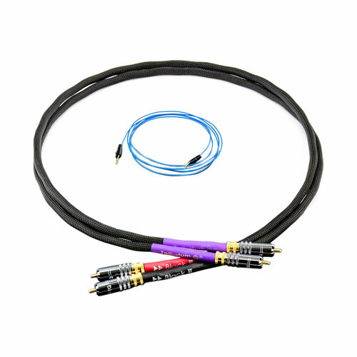 Фонокабель Tellurium Q Black II Phono RCA 1M