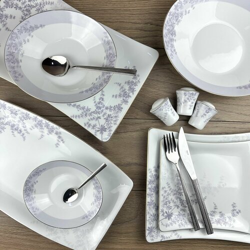 Сервиз обеденный Кашемир Виолет 30 предметов на 6 персон