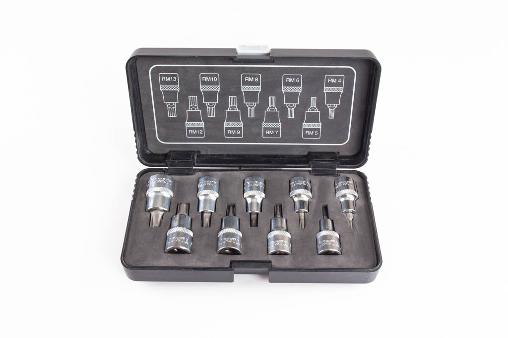 Licota Набор головок 1/2" со вставками RIBE RM4-RM13, 9 предметов TBS-12185