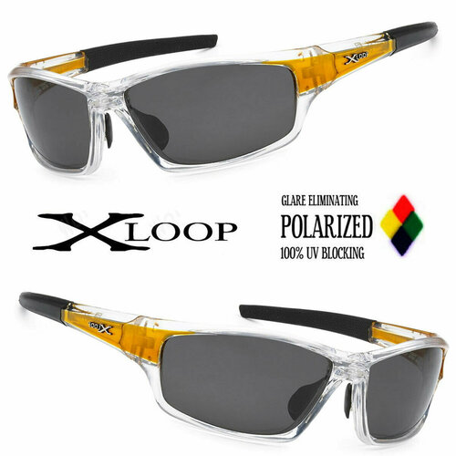 фото Солнцезащитные очки xloop, оранжевый/прозрачный