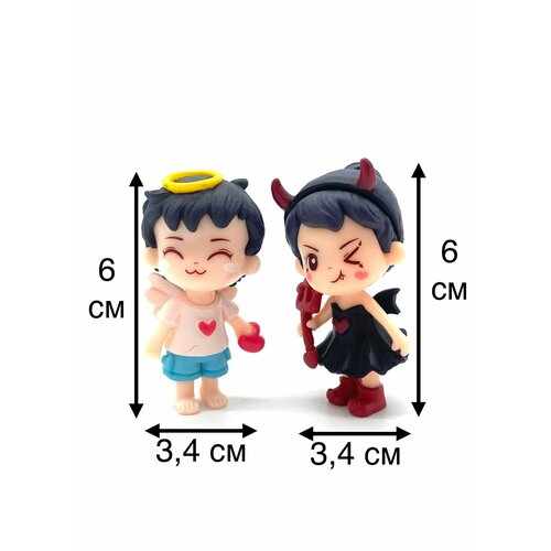 Фигурка - игрушка Ангелок и Чертик