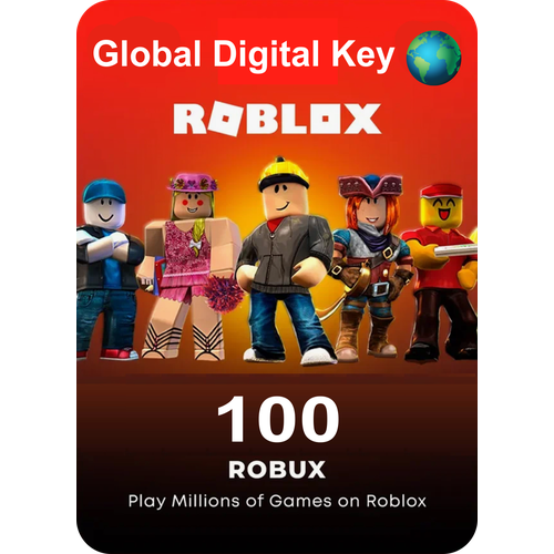 Игровая валюта Roblox - 100 Robux Пополнение счета Roblox Gift Card Весь мир Россия Беларусь 527₽