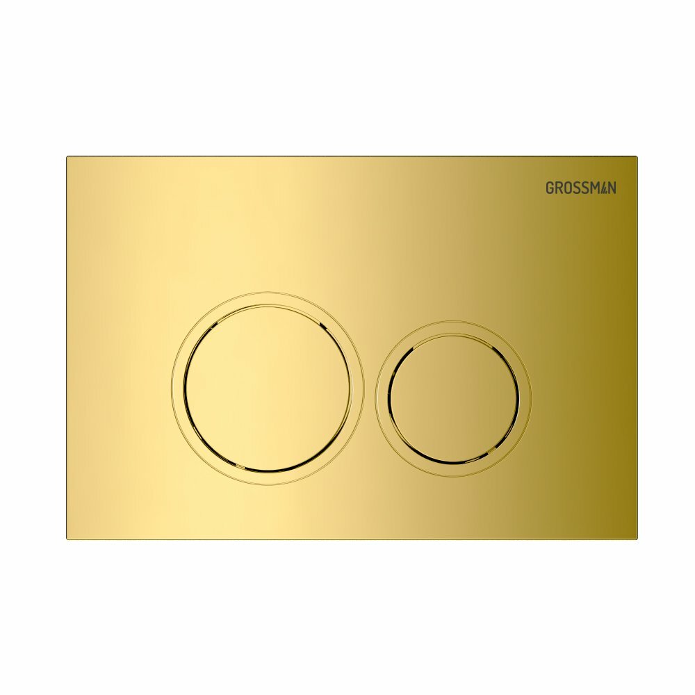 Клавиша смыва Grossman Galaxy 700. K31.01.300.300 золото глянцевый