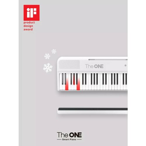 Смарт-пианино Color Crystal White