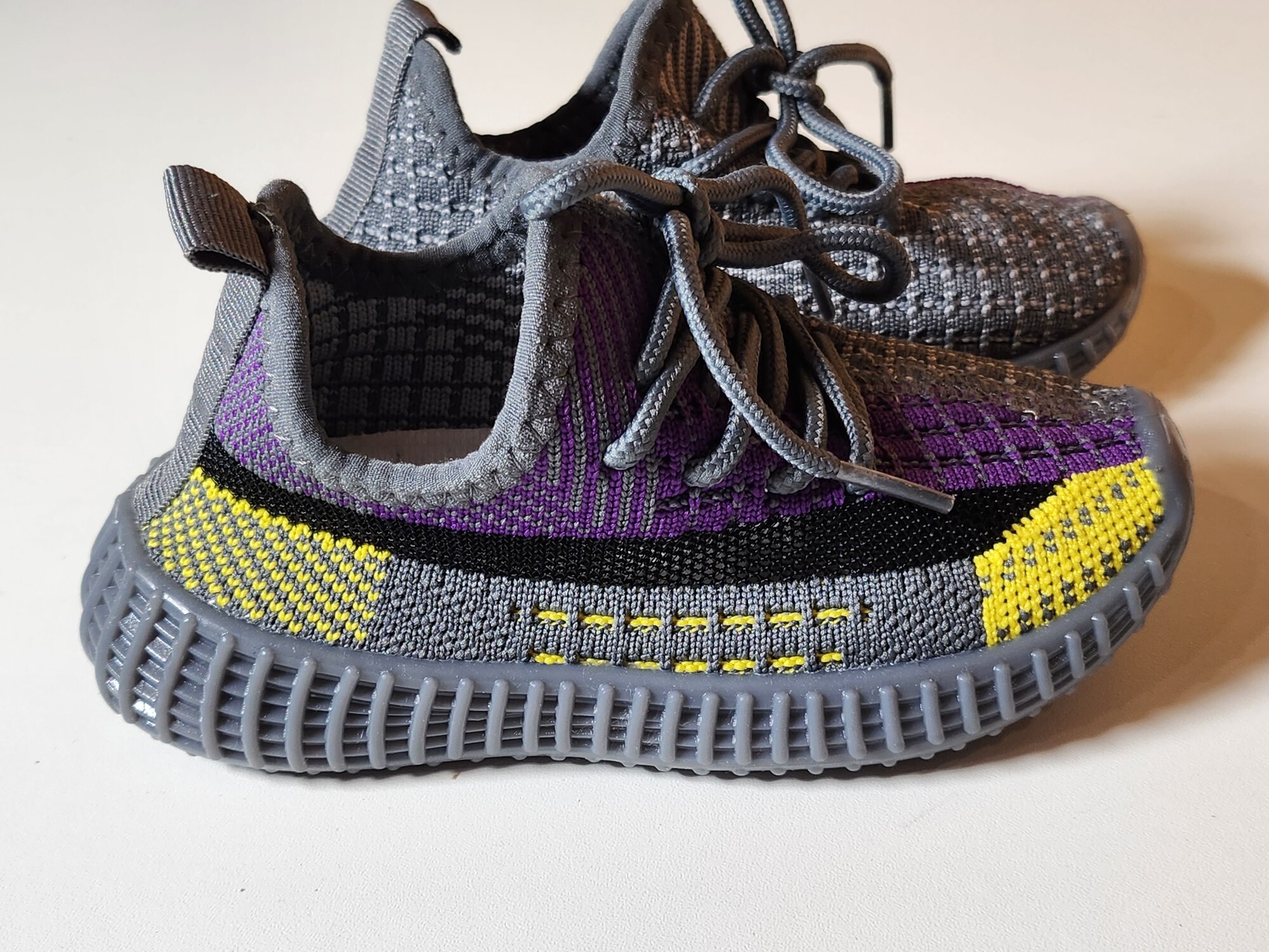 фото Кроссовки изики детские летние сетка р.26, Черные