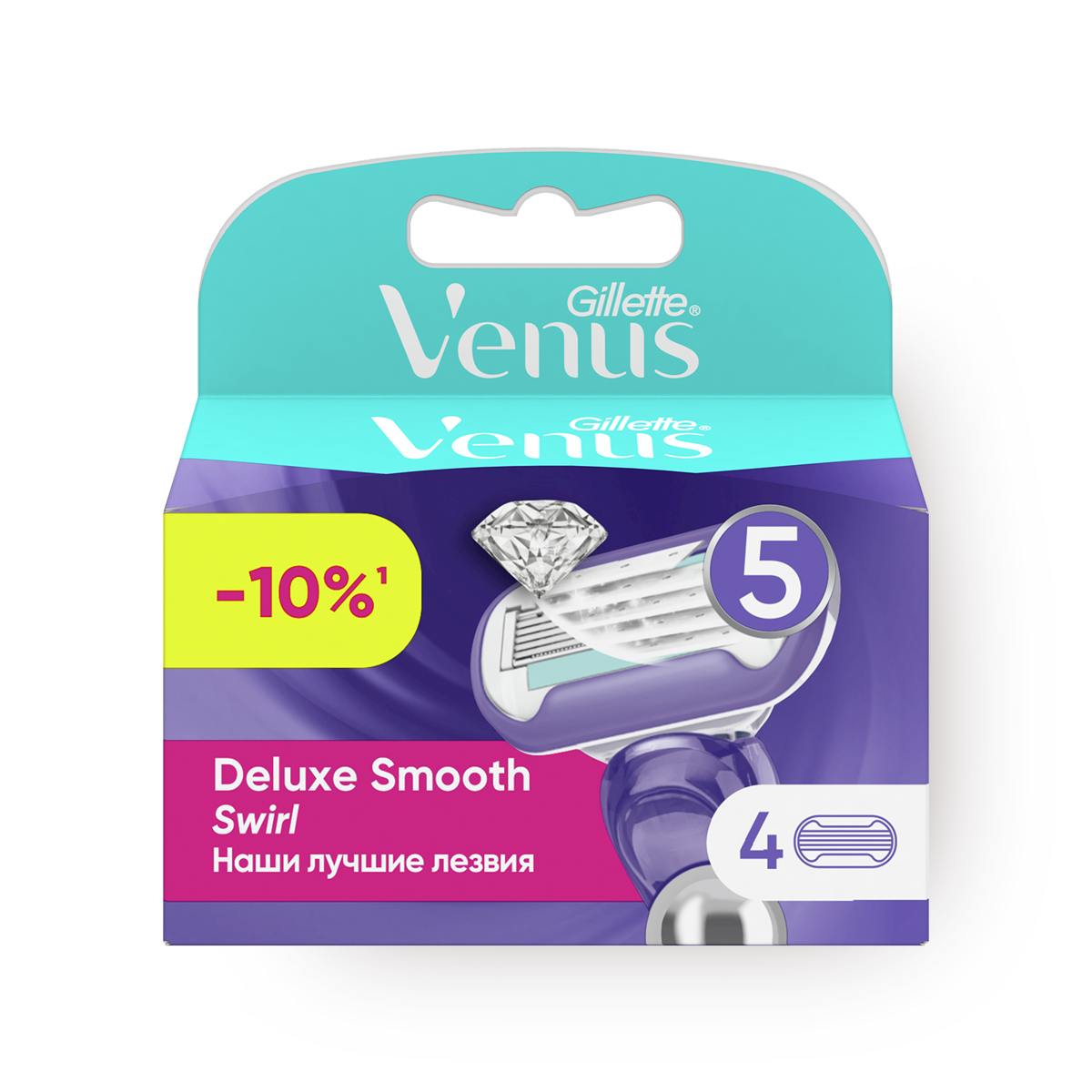 Кассеты для станка Venus Deluxe Smooth Swirl