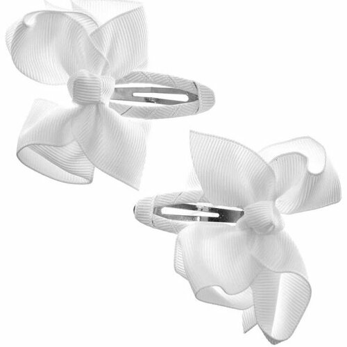 Заколки для волос Bradex AS 1252 клик клак бантики белый 350₽