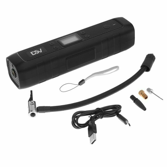 компрессор-Power Bank DSV беспроводной портативный 20л/мин 3в1 - фото №14