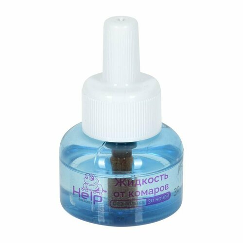 Инсектицид от комаров жидкость 30 ночей без запаха Help 30 мл 411₽