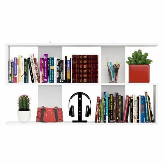 Изображение Полка Свк Мори 1200, цвет белый, ШхГхВ 120х21х64,8 см, универсальная сборка