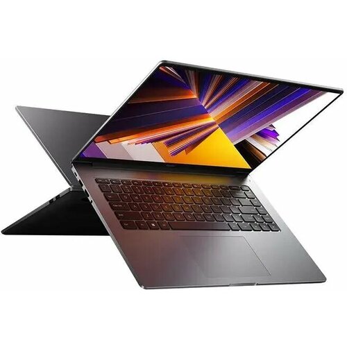 16 Ноутбук Xiaomi RedmiBook 16 2024 Intel Core i5-12450H RAM 16 ГБ SSD 2000 ГБ Intel UHD Graphics Win11Pro MS Office 2024 серый Русско-английская раскладка 74000₽