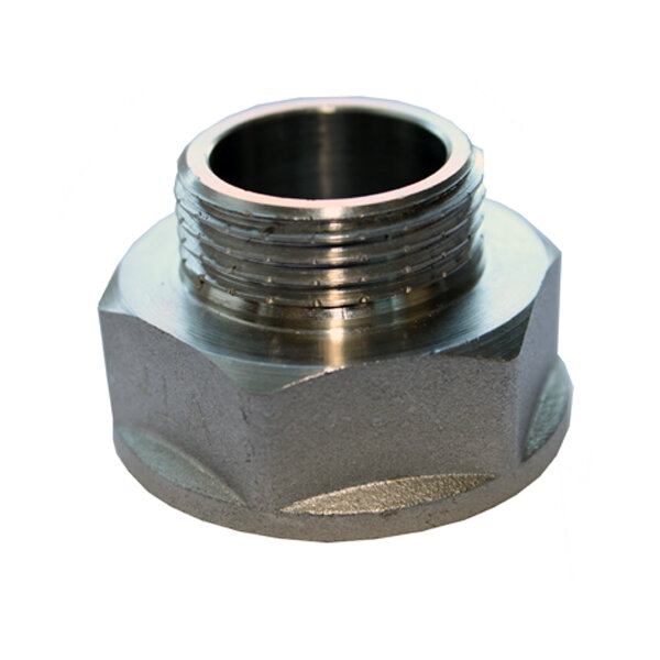 Переходник 1"-3/4" в/н никелированный внутренняя, наружная резьба — фото 1