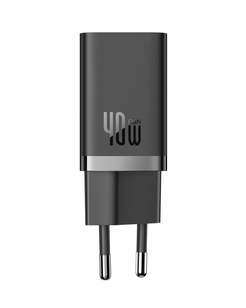 Сетевое зарядное устройство Baseus GaN5 Pro Fast Charger C+C 40W EU (CCGP180101) — фото 1
