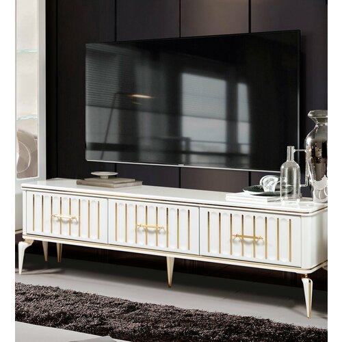 ТВ тумба Слониммебель Стамбул 3 белый