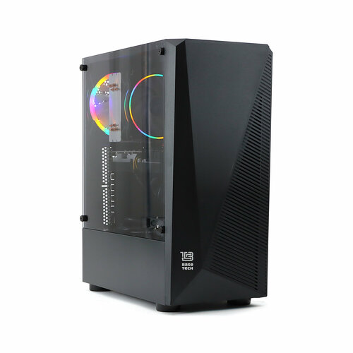 Корпус BaseTech eXtreme GFX-01 ATX, Midi-Tower, без БП (BT-GFX-01-RGB) черный