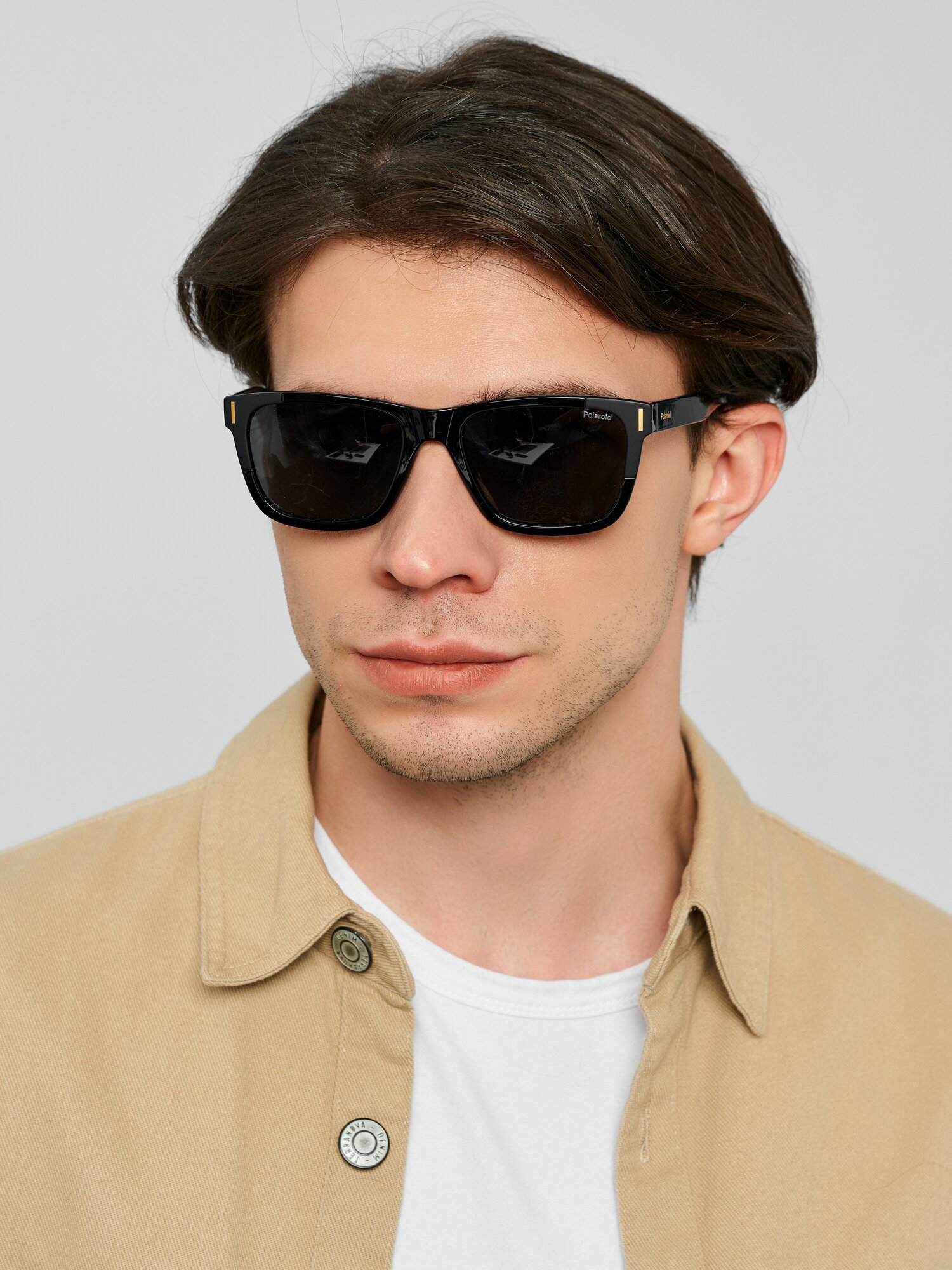 Солнцезащитные очки Polaroid, черный — фото 1
