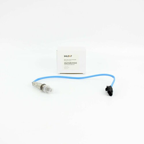 Датчик кислорода INLEKT для Renault Logan (09-) / Sandero (09-) / Duster (10-) 1.6i голубой провод / Рено Логан Сандеро Дастер ; 8200495791 INOSR2100