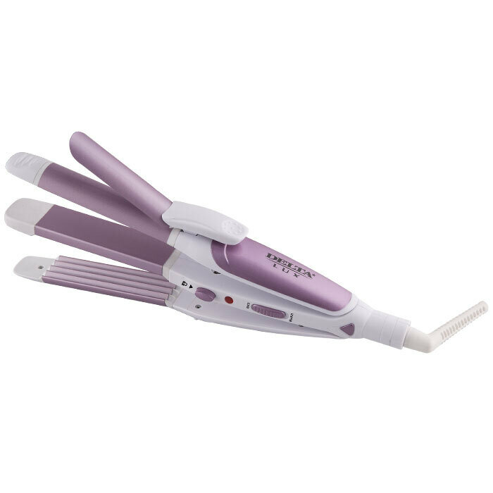 Щипцы для укладки волос Delta LUX DL-0632, керамическое покрытие, 50 Вт