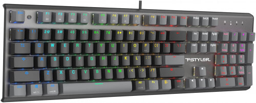 Клавиатура A4TECH Fstyler FS100 Neon проводная черный