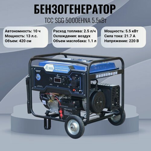 Изображение товара Бензиновый генератор TSS 5000 EHNA